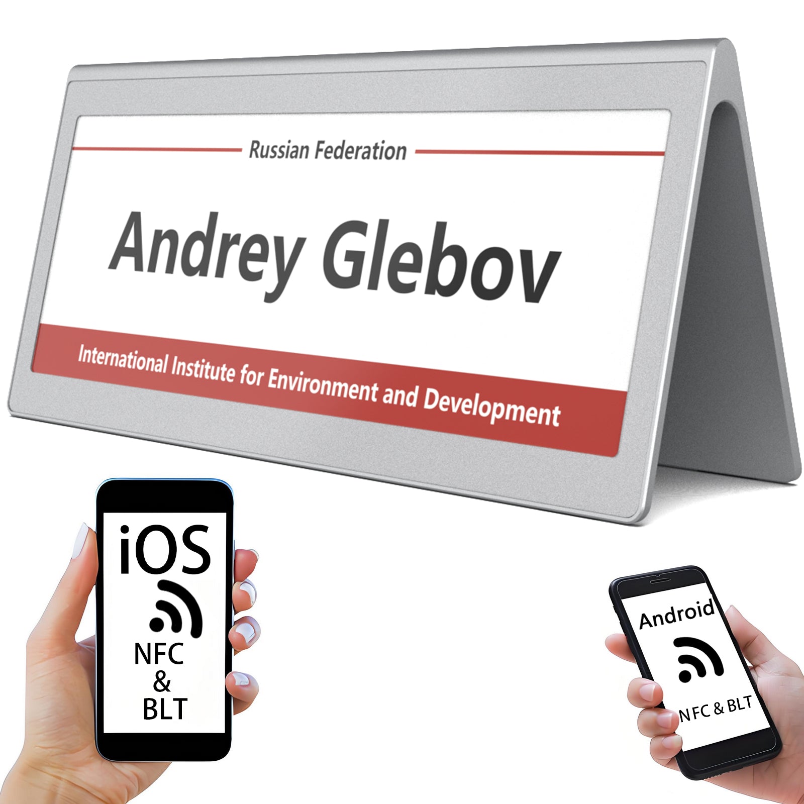 Name Tent - three colors