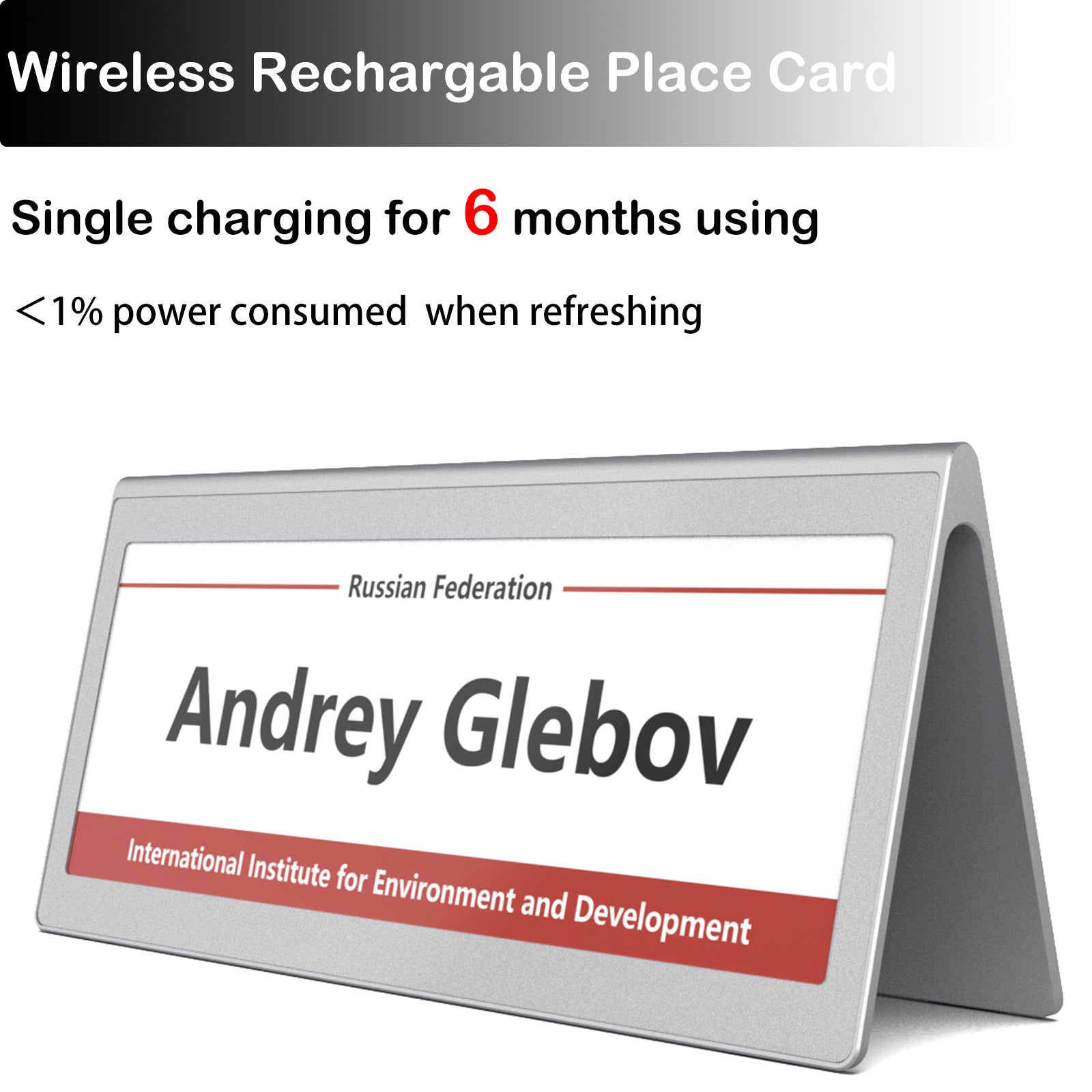 Name Tent - three colors