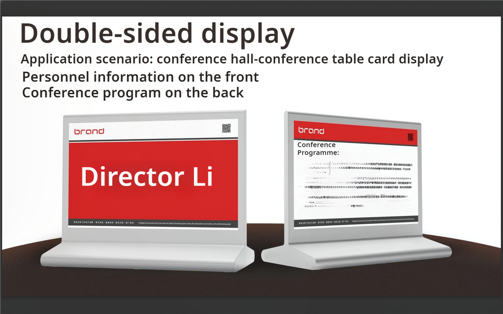 Place Card - Bluetooth - 3 colors e-paper screen