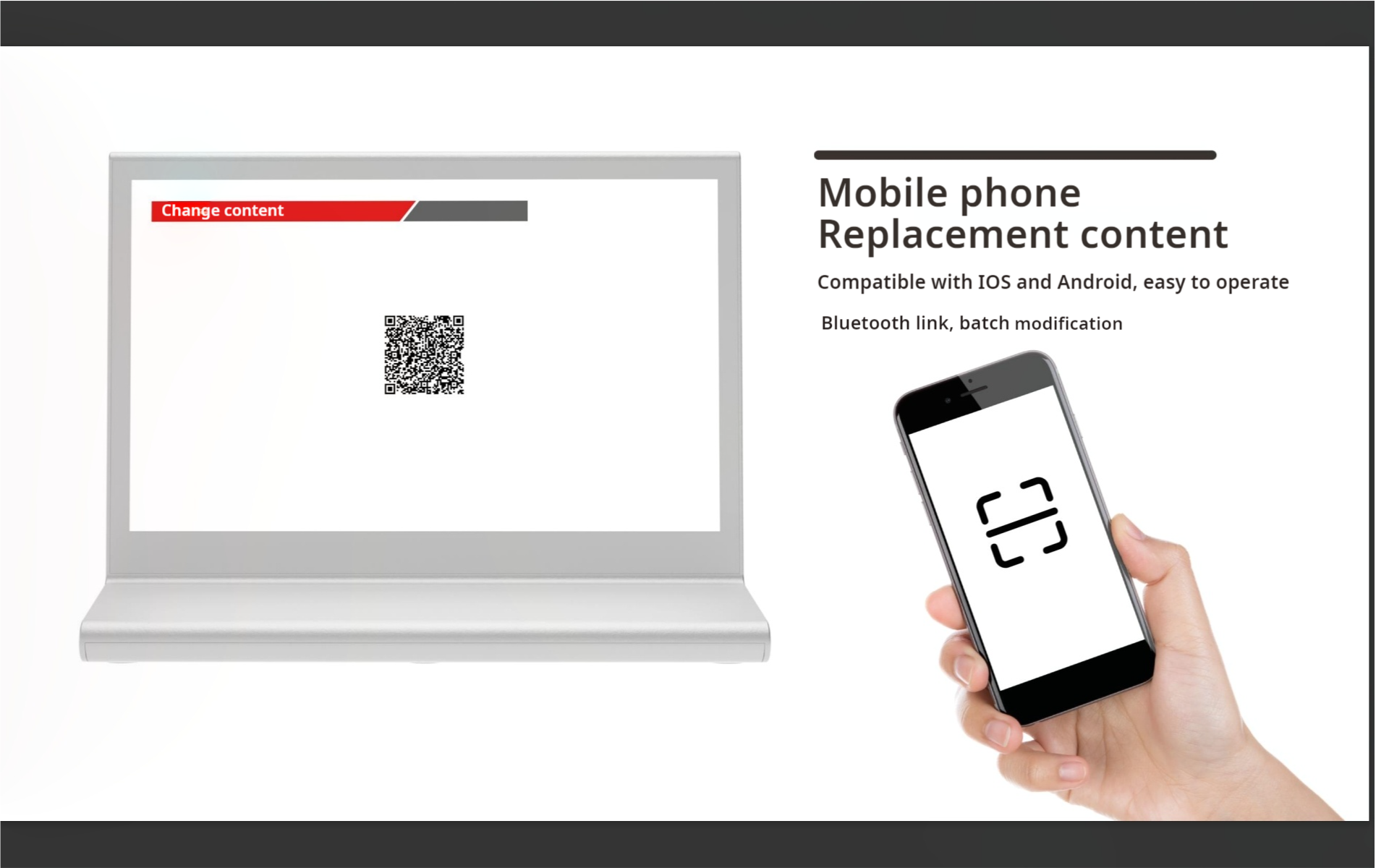 Place Card - Bluetooth - 3 colors e-paper screen