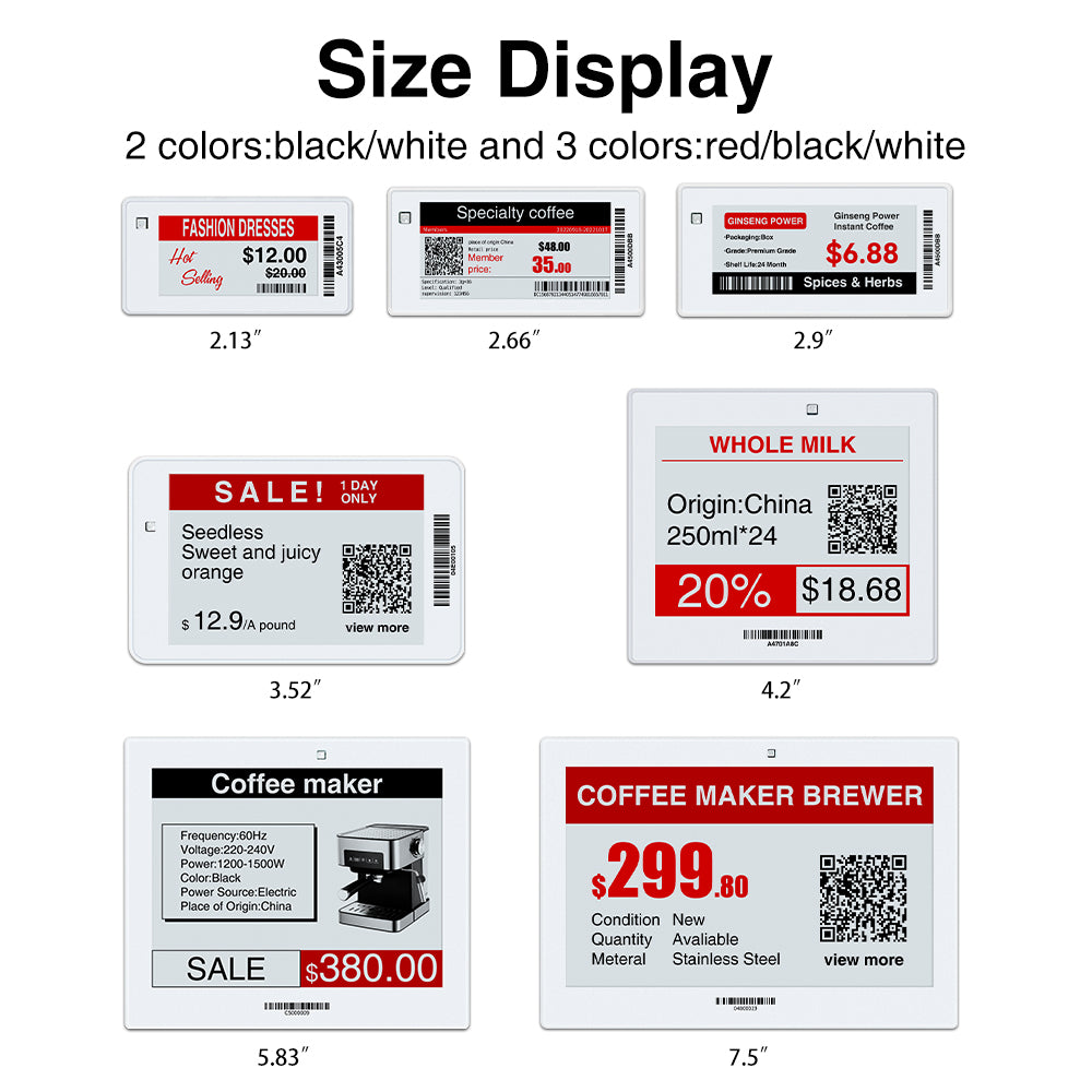 Electronic Shelf Label - Base Station type of tags – SweeLe-E-paper